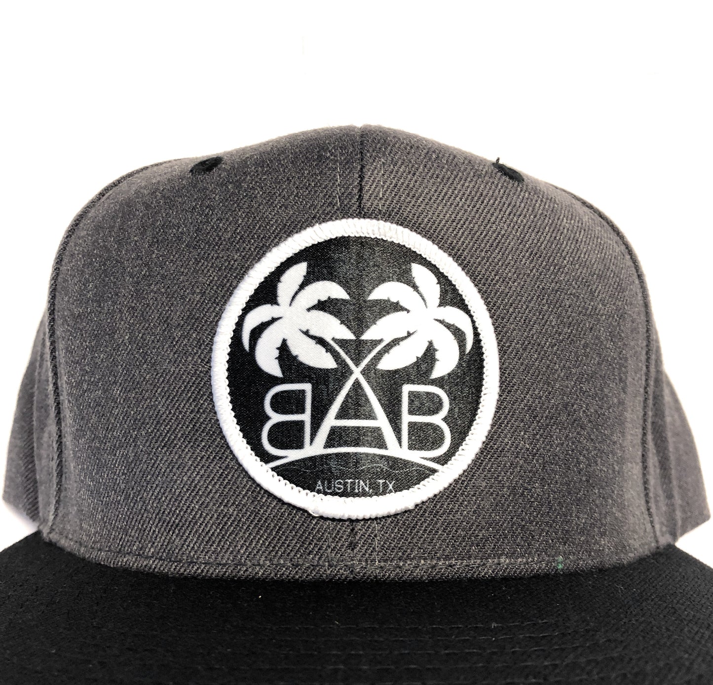 Gunmetal/Black Snapback Hat