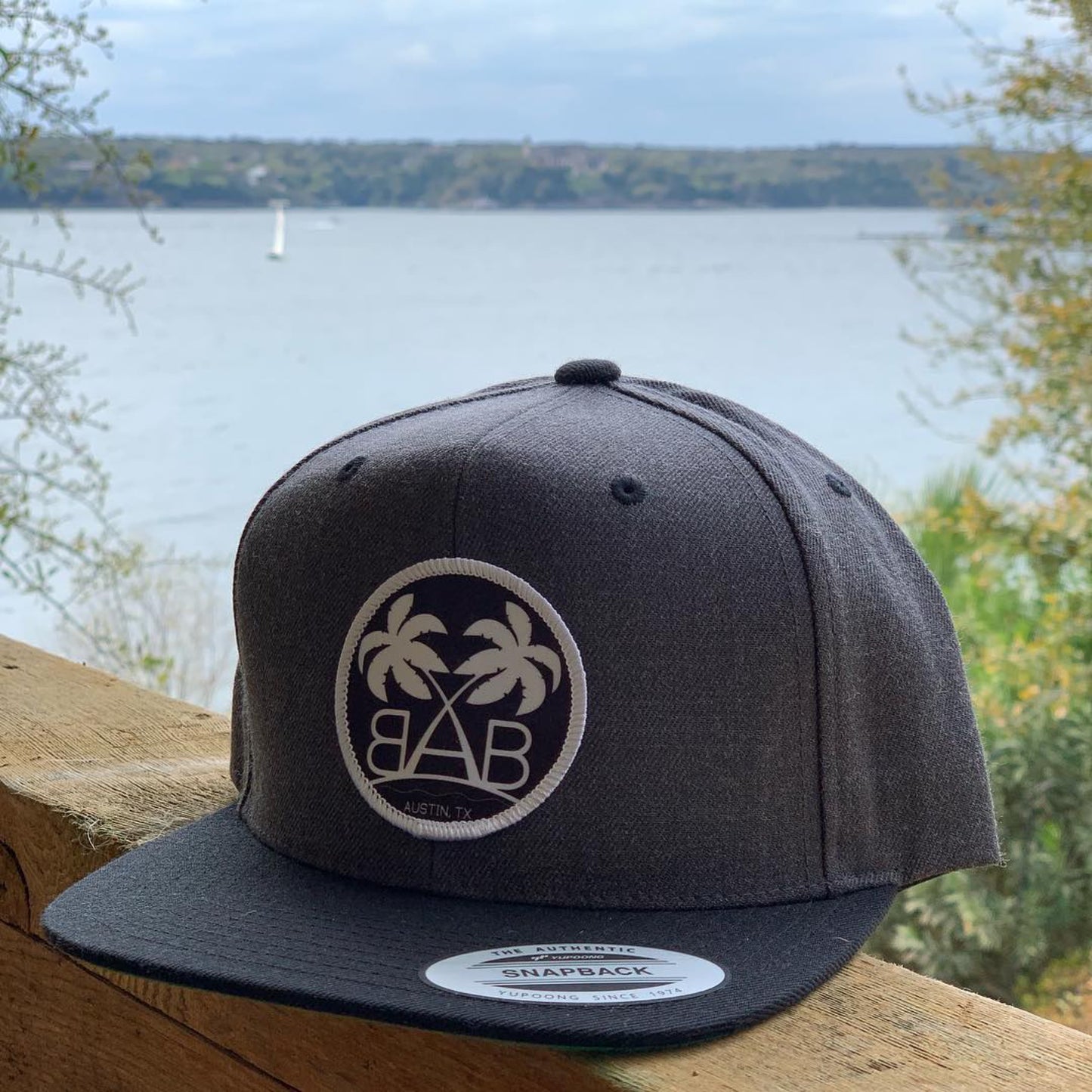 Gunmetal/Black Snapback Hat