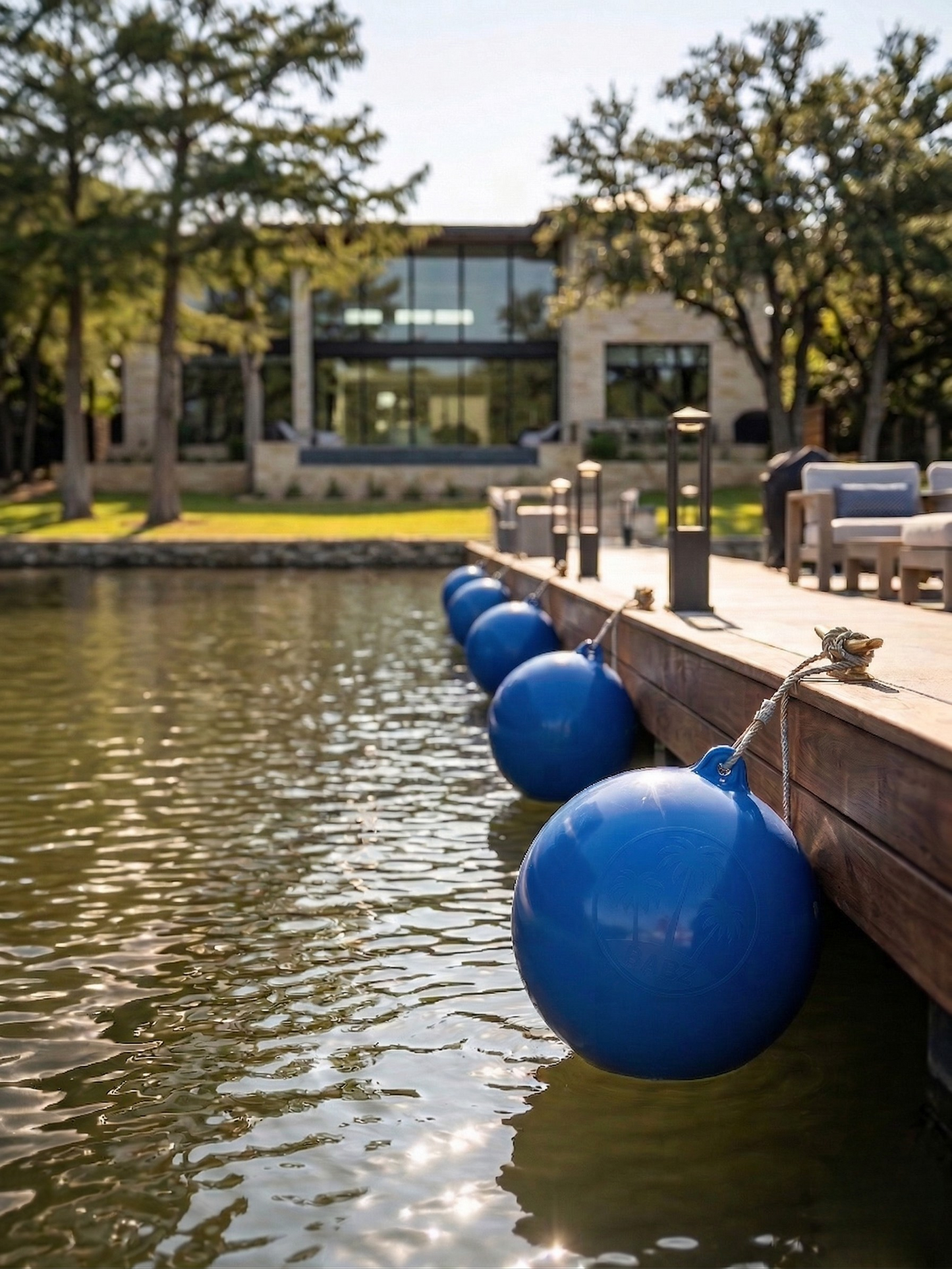 BABZ Pro Stealth Fender – The Original Inflatable Boat Fender, Large 25" Round Ball Bumper