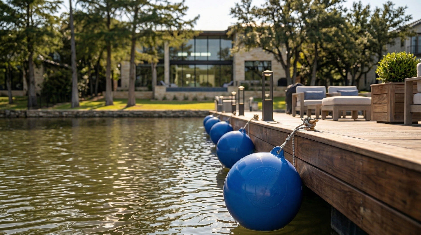 BABZ Pro Stealth Fender – The Original Inflatable Boat Fender, Large 25" Round Ball Bumper