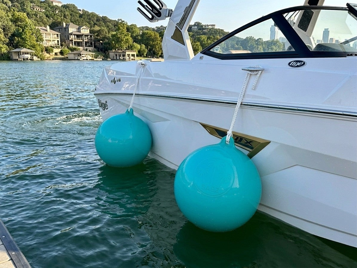 BABZ Pro Stealth Fender – The Original Inflatable Boat Fender, Large 25" Round Ball Bumper